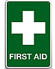 First Aid Kit Location Sign