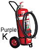 Purple-K Mobile extinguisher