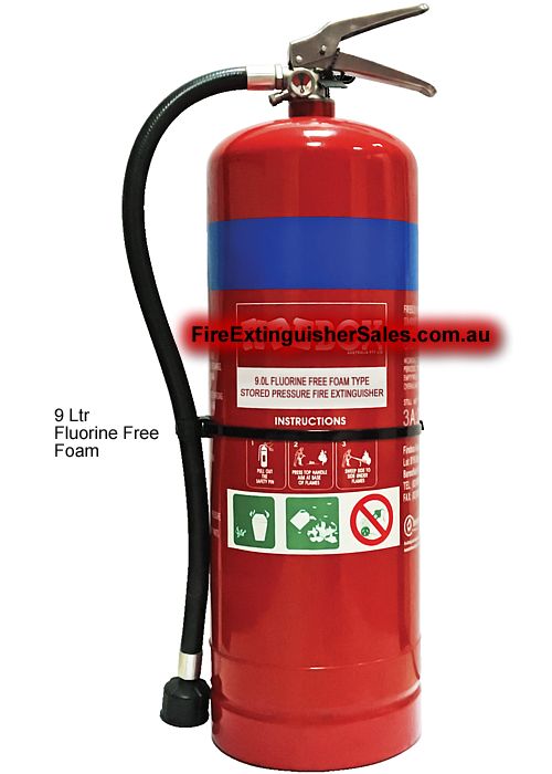 9Ltr Fluorine free foam extinguisher - Click Image to Close