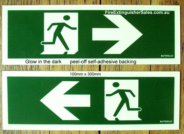 Running man exit sign - Click Image to Close