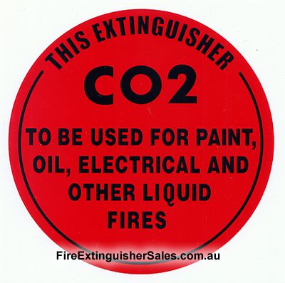 CO2 Identification Sign - Click Image to Close