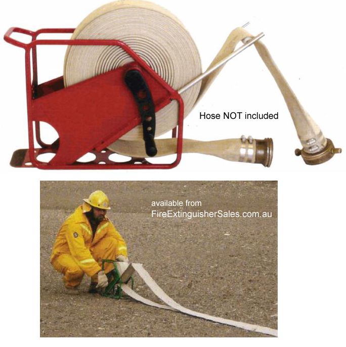 Lay Flat hose reel winder : Fire Extinguisher Sales, Closed until 18 Sep 23