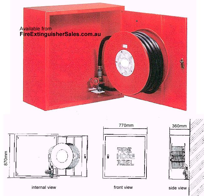 Door Mounted Fire Hose Reel - Click Image to Close